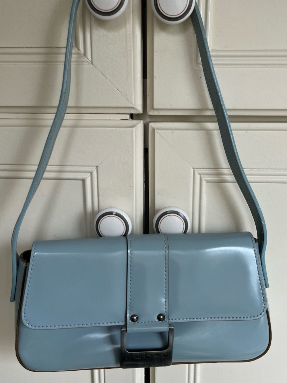 Guess blue mini purse